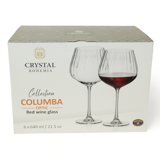 Бокал для красного вина Колумба Оптик 640мл набор 6шт БСС0364